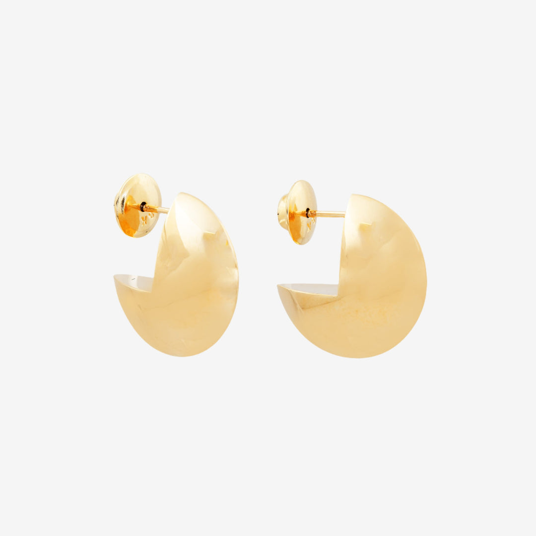 18k Gold Geometric Earring