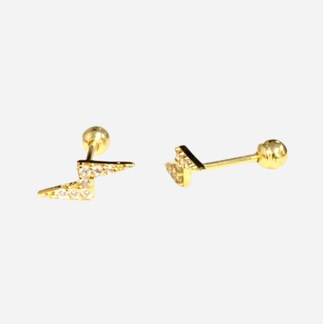 18k Gold Piercing Ray of Light