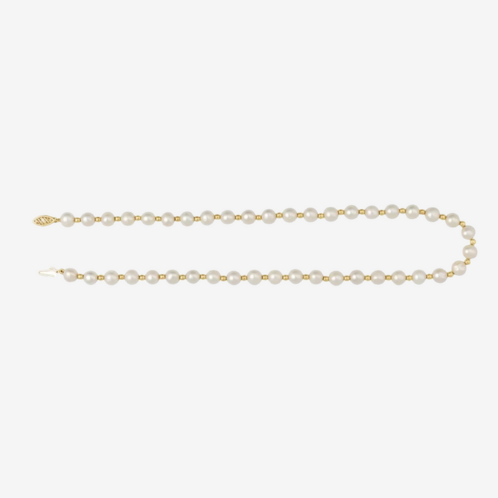 Cultured White Freshwater Pearl Necklace