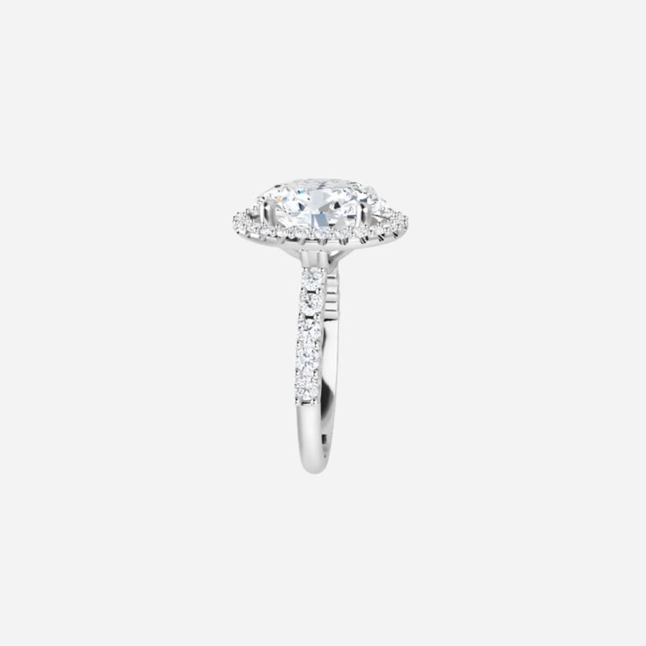 Platinum Lab-Grown Diamond Engagement Ring