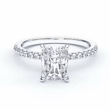 Engagement Ring number 7  Halo hidden  Platinum Labgrown Diamond