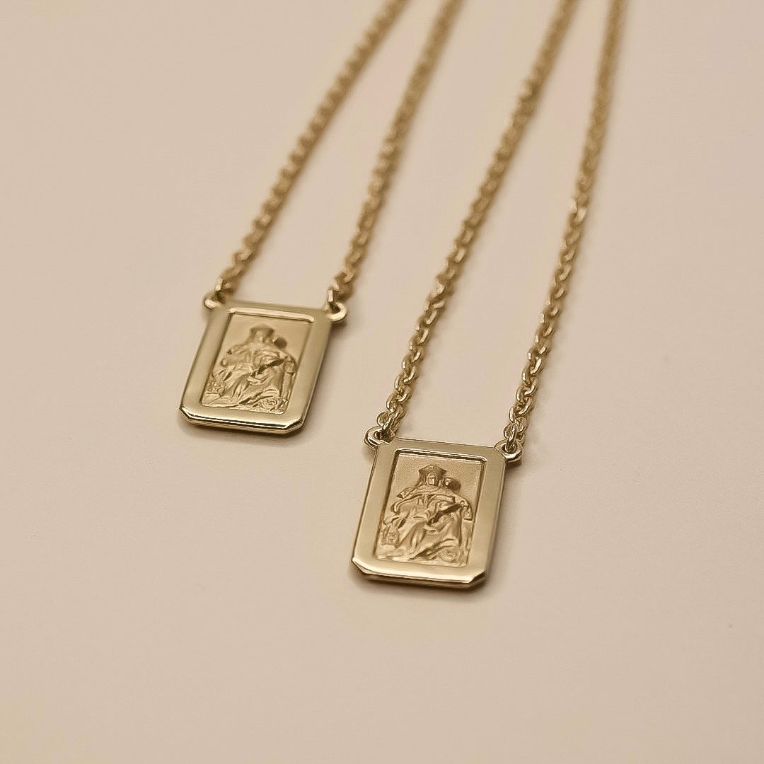 Escapulario de Oro 18k