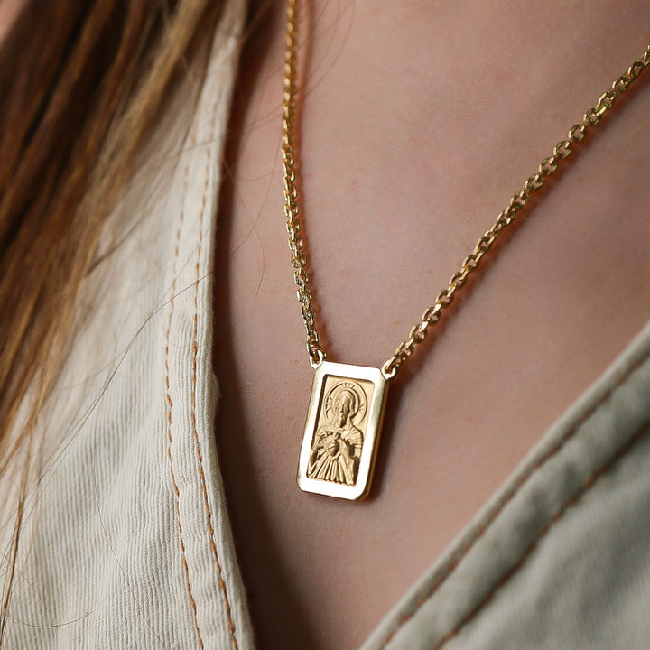 Escapulario de Oro 18k