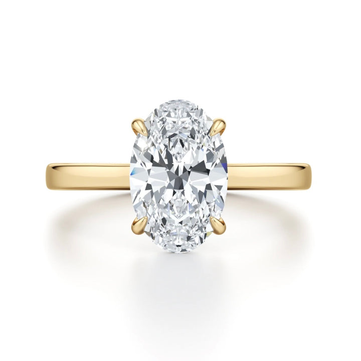 3 CT’s Lab Grown Oval Engagement Ring