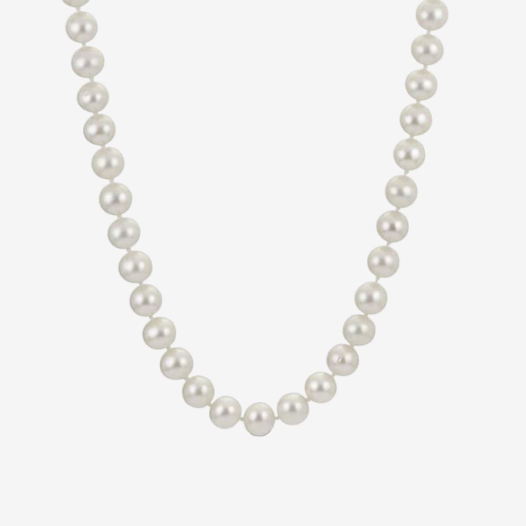 Cultured White Freshwater Pearl Necklace