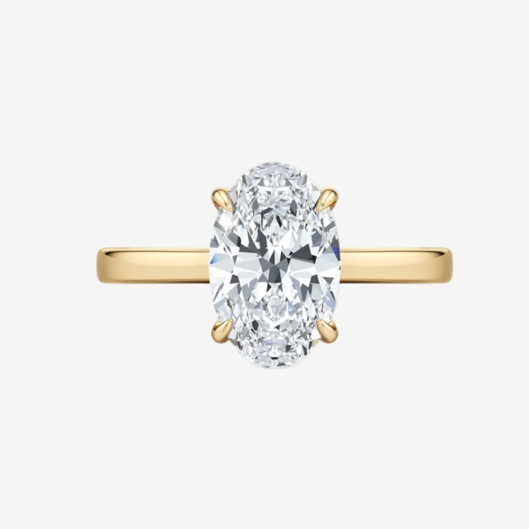 3 CT’s Lab Grown Oval Engagement Ring