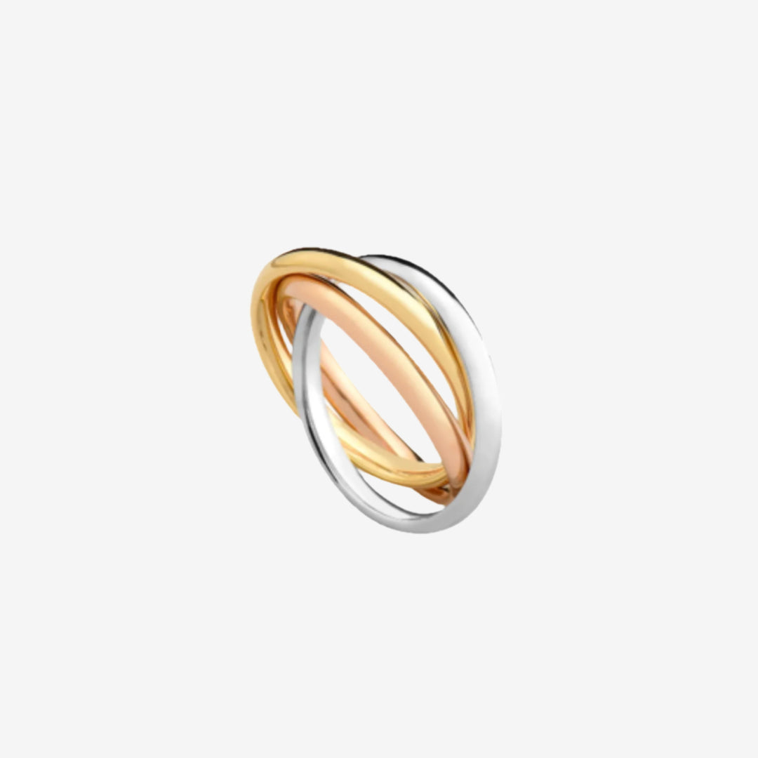 Three Colors Gold 18k Ring