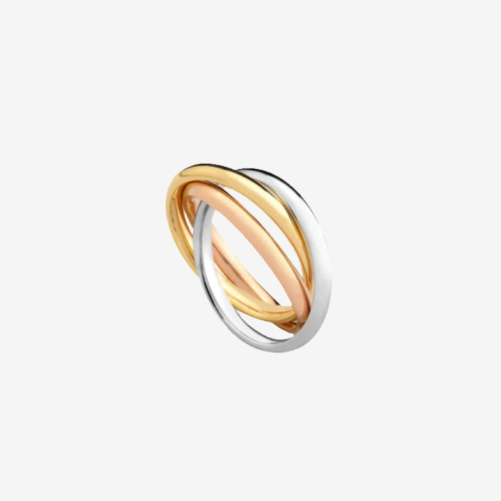 Three Colors Gold 18k Ring