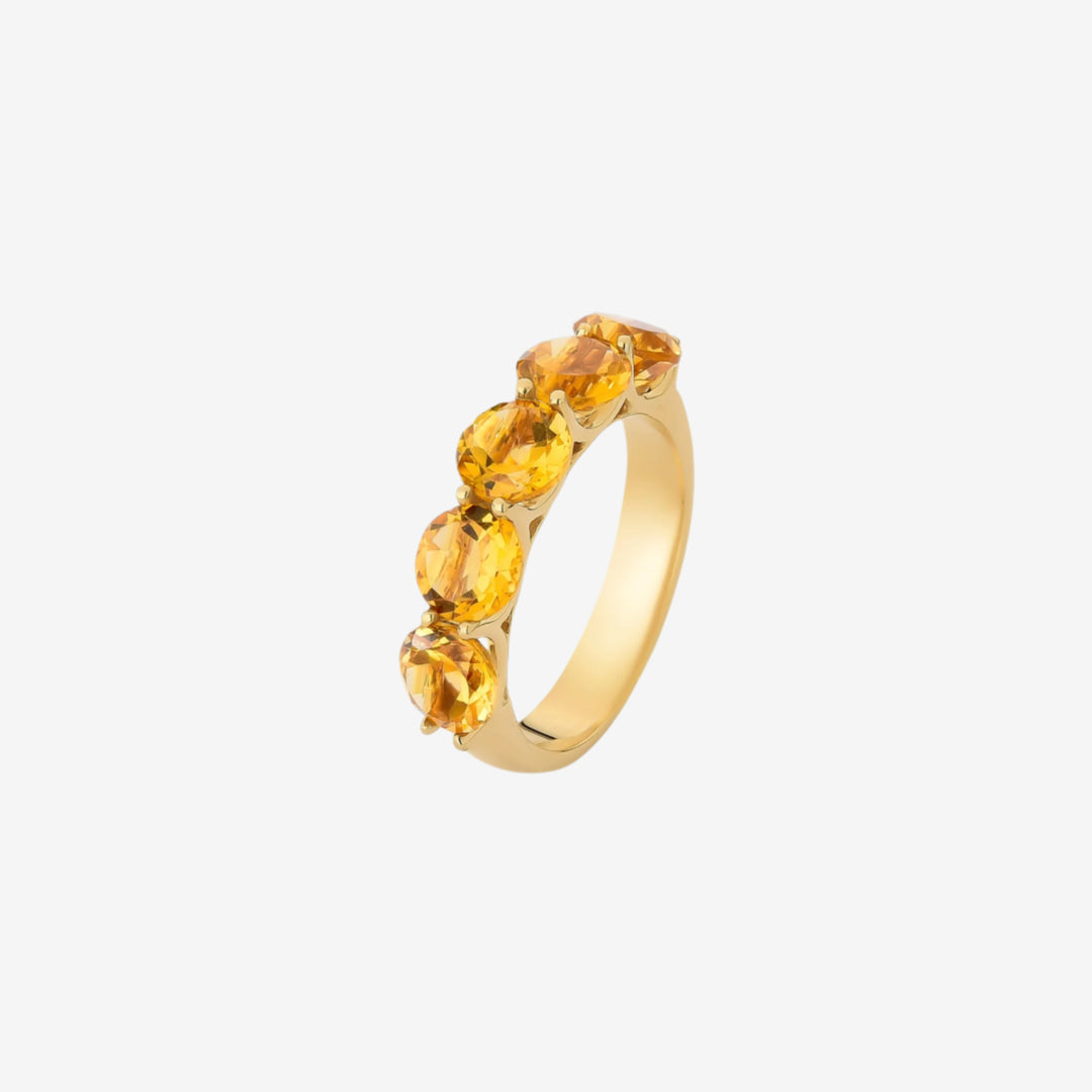 Gold Citrine Ring