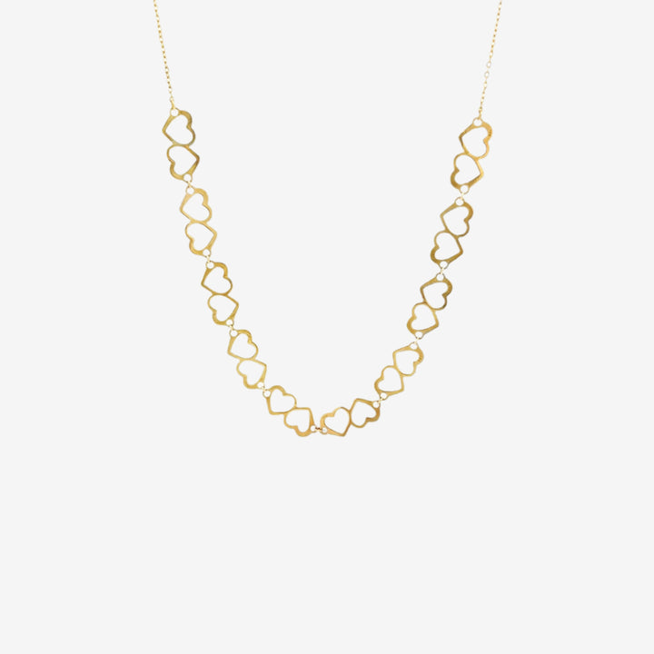 18k Gold Heart Necklace