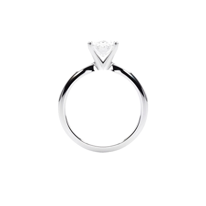 Solitaire Engagement Ring 2.5 Carat Oval Lab Diamond