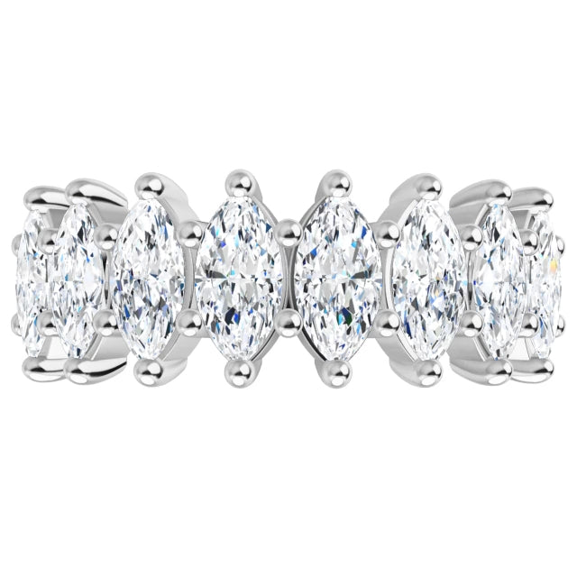 Anniversary Band Marquise Platinum
