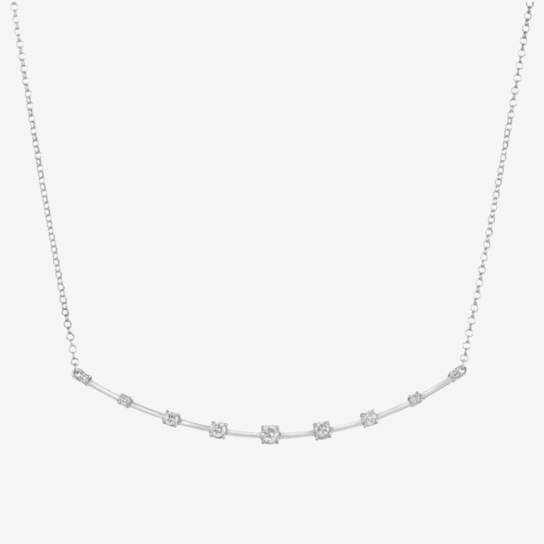 Bright Necklace 18k White Gold
