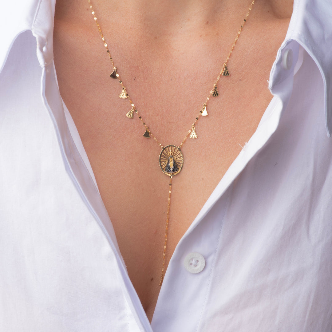 Necklace in 18k Gold Our Lady