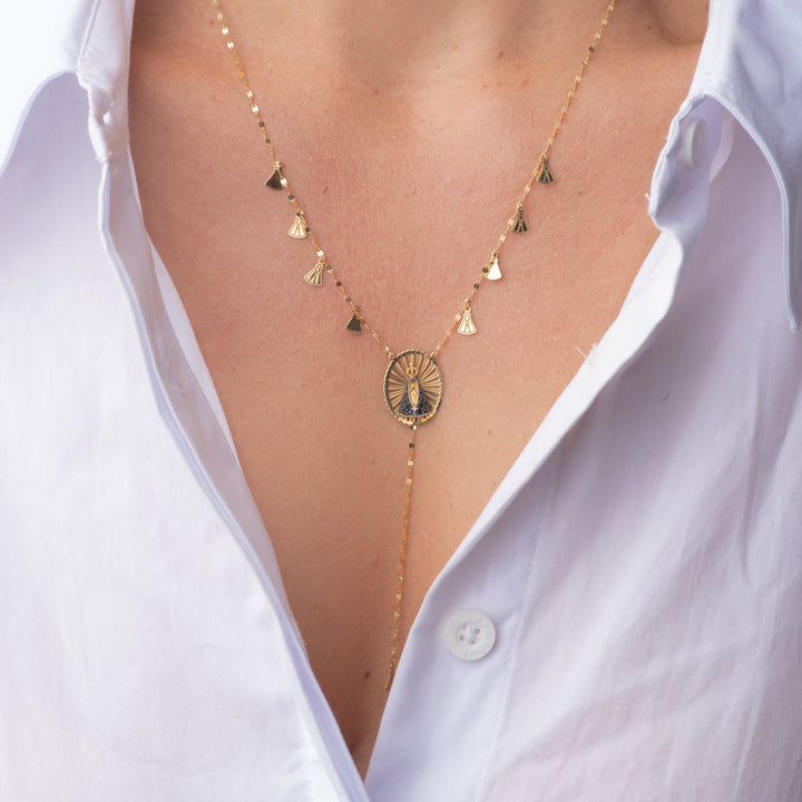 Necklace in 18k Gold Our Lady