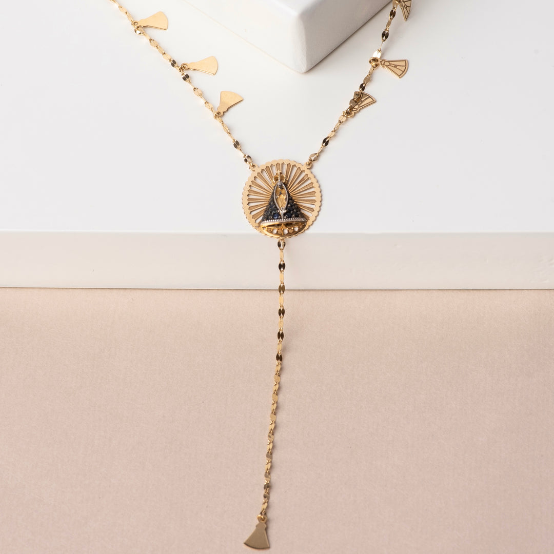 Necklace in 18k Gold Our Lady