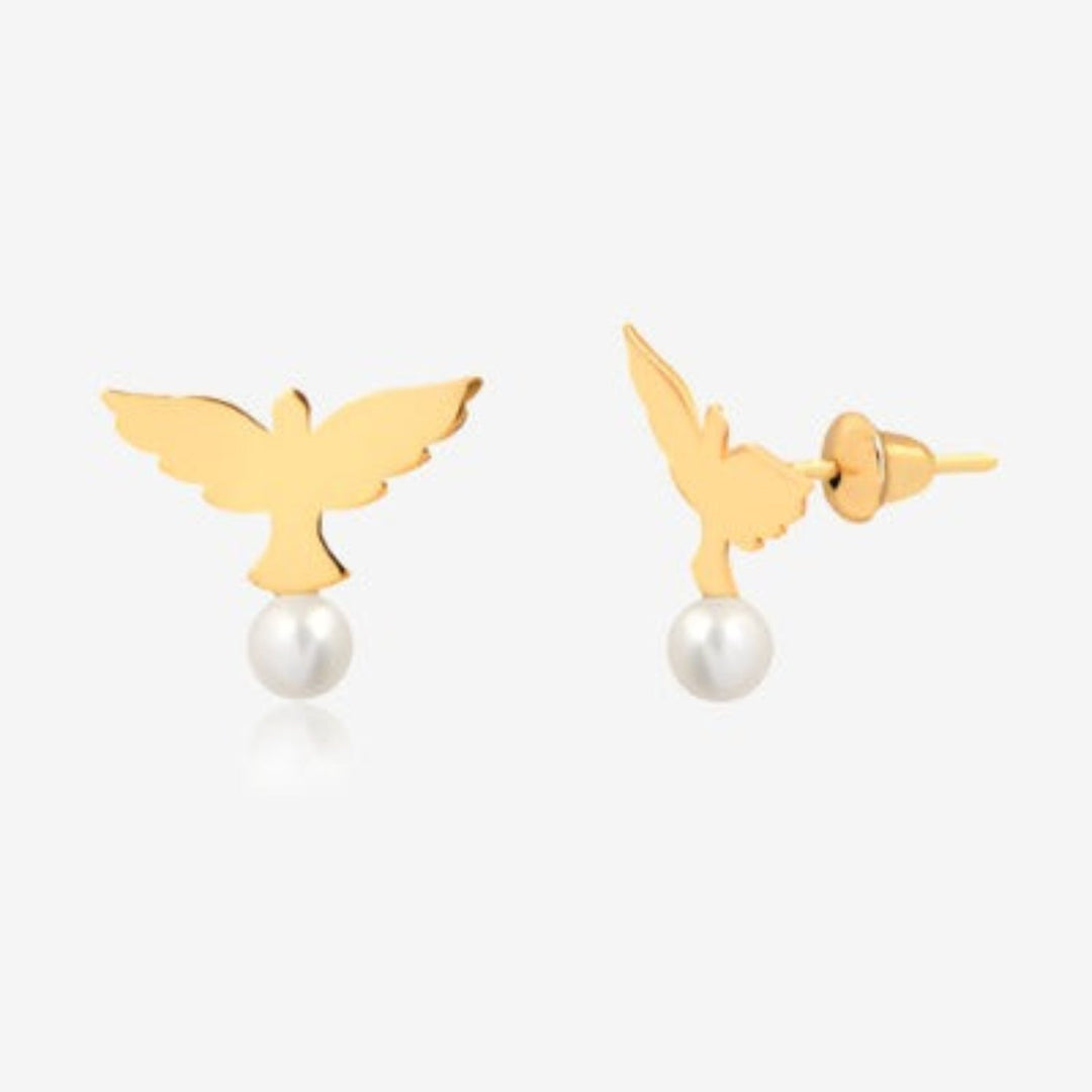 Earring 18k Gold Dove of Peace Children’s