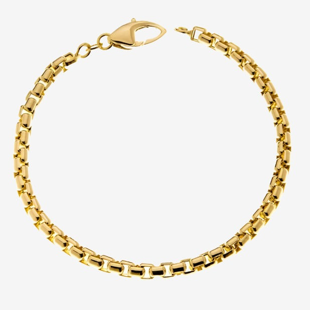 18k Yellow Gold Box Chain hotsell 15