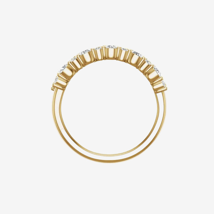 18K Yellow Lab-Grown Diamond Anniversary Band