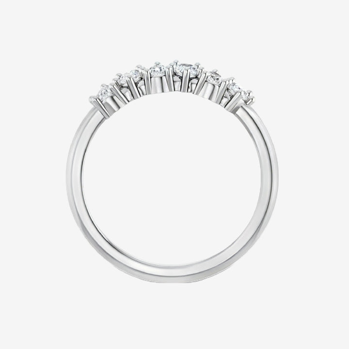 Platinum Natural Diamond Anniversary Band