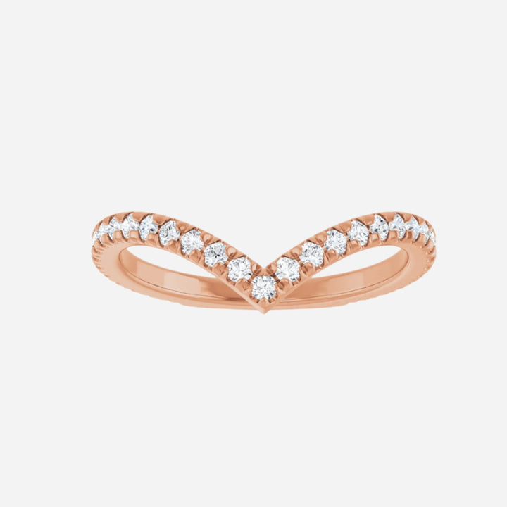 Contour Band Ring Natural Diamond