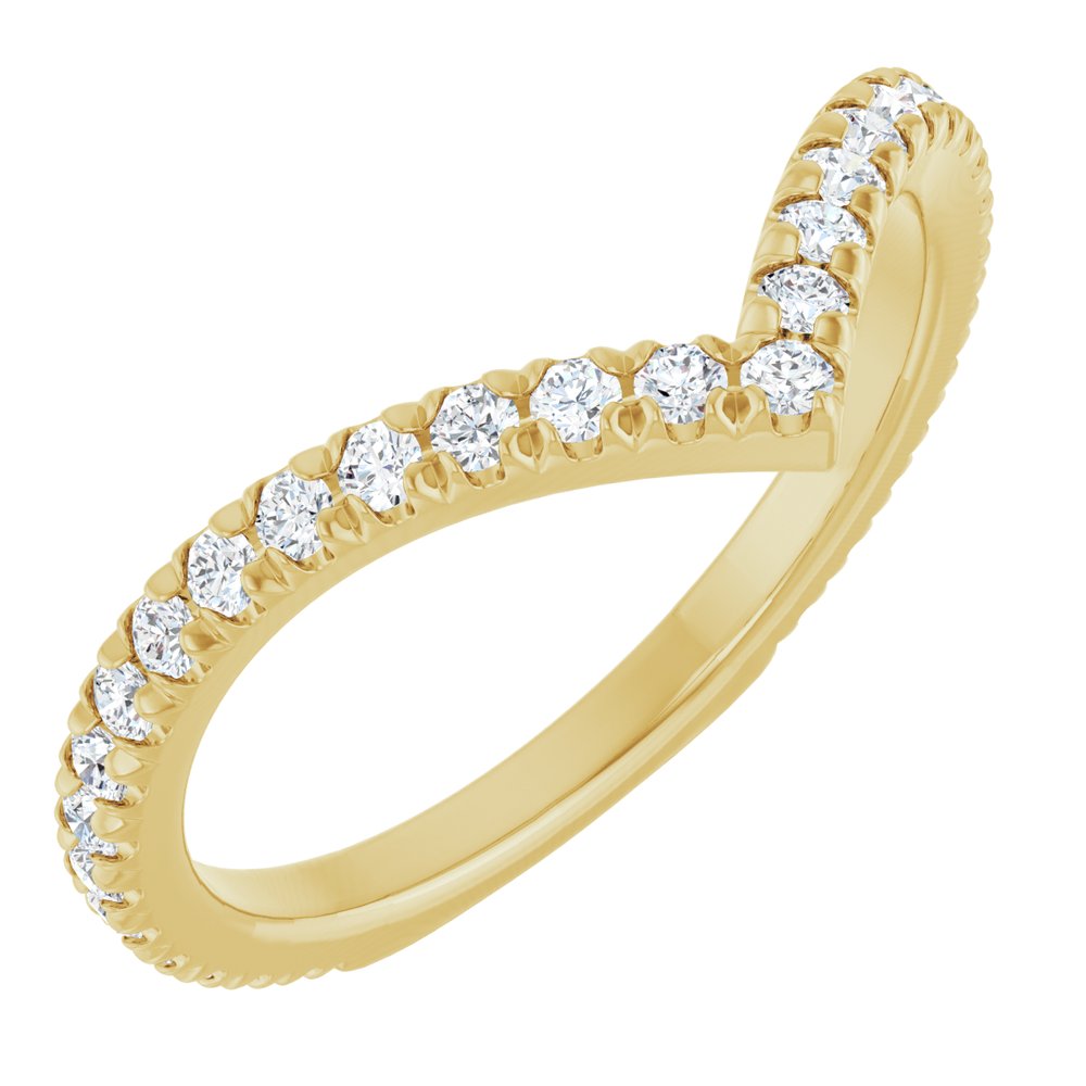 Contour Band Ring Natural Diamond