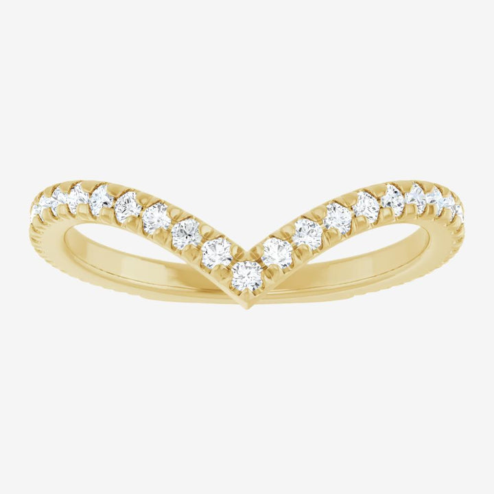 Contour Band Ring Natural Diamond