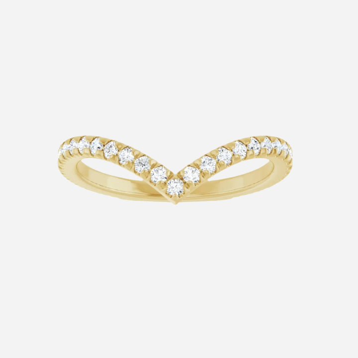 Contour Band Ring Natural Diamond