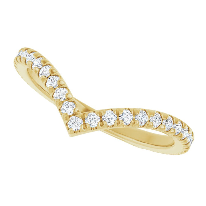 Contour Band Ring Natural Diamond