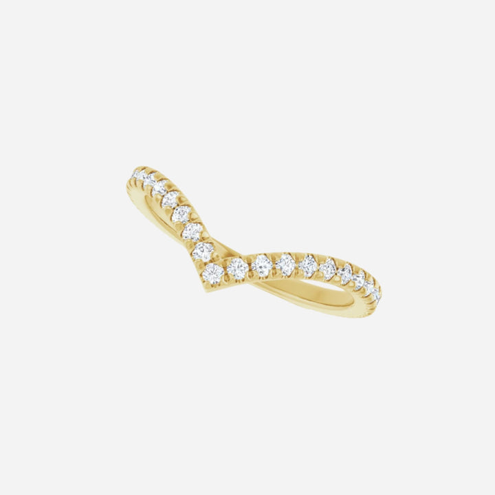 Contour Band Ring Natural Diamond