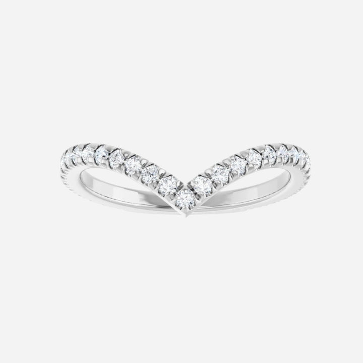 Contour Band Ring Natural Diamond