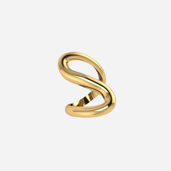 18k Gold Contour Ring