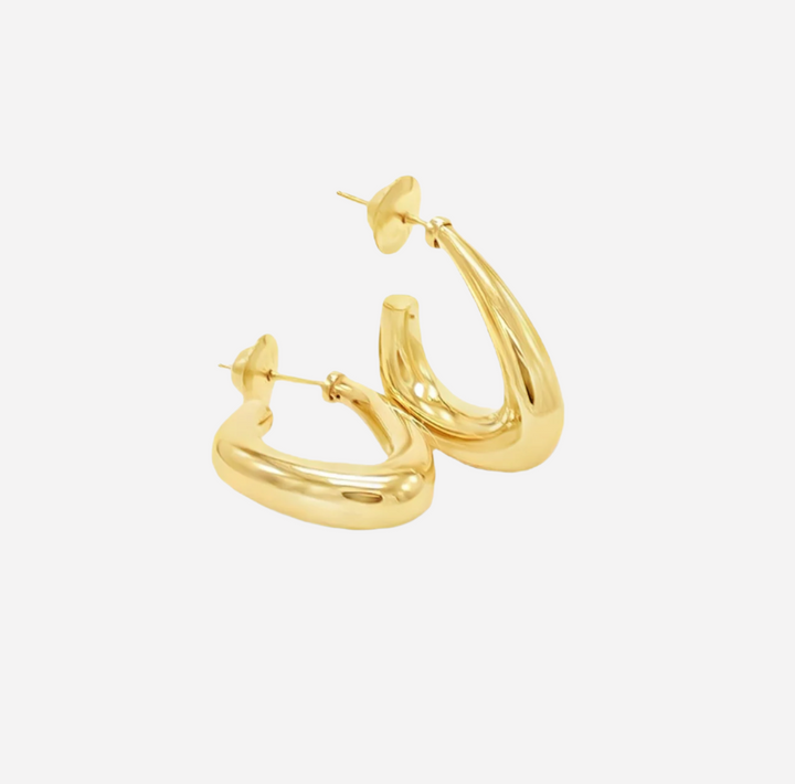 18k Gold Hoop Earring