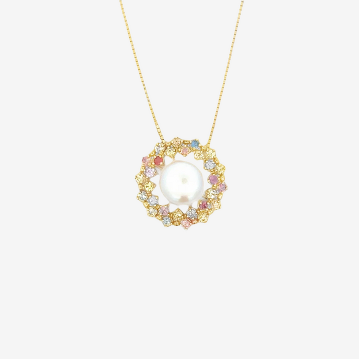 18k Gold Pearl Necklace