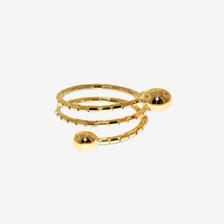 18k Gold Spiral Ring