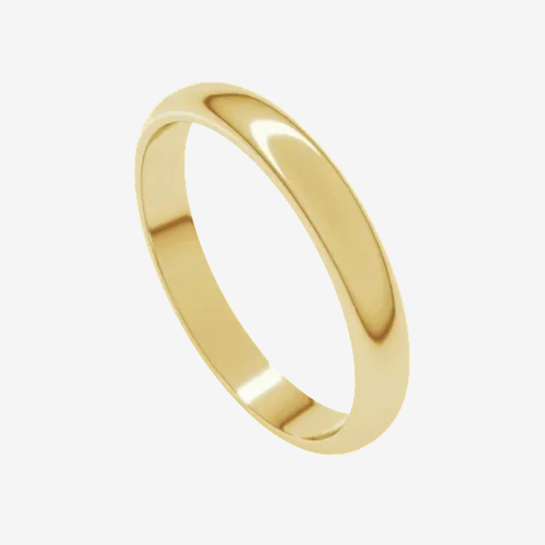 Classic Gold Wedding Band - 18k Yellow Gold
