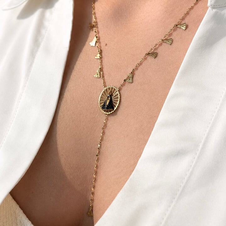 Colar Nossa Senhora em Ouro 18k