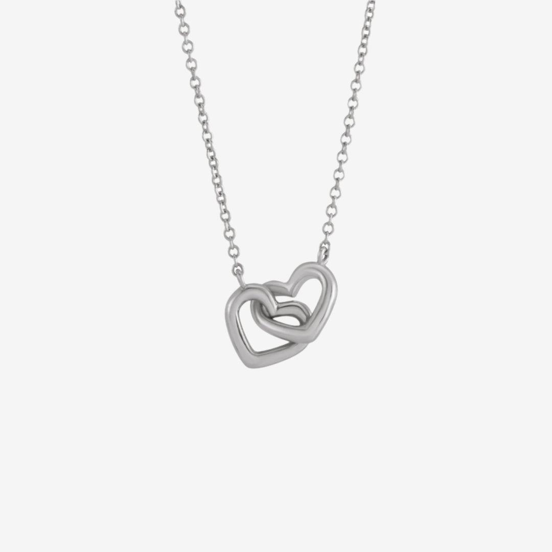 Intertwined Heart Necklace