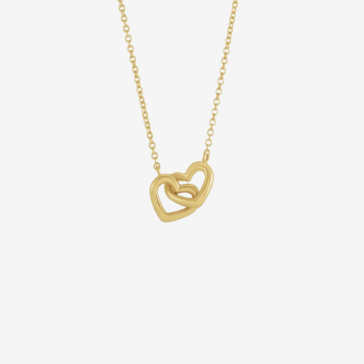 Intertwined Heart Necklace