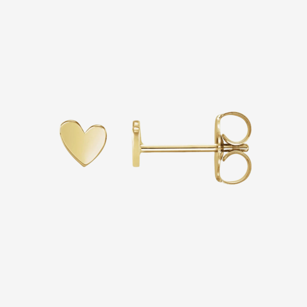 Asymmetrical Heart Earrings