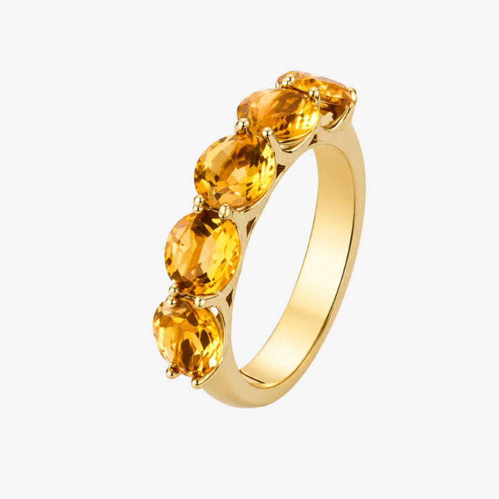 Gold Citrine Ring