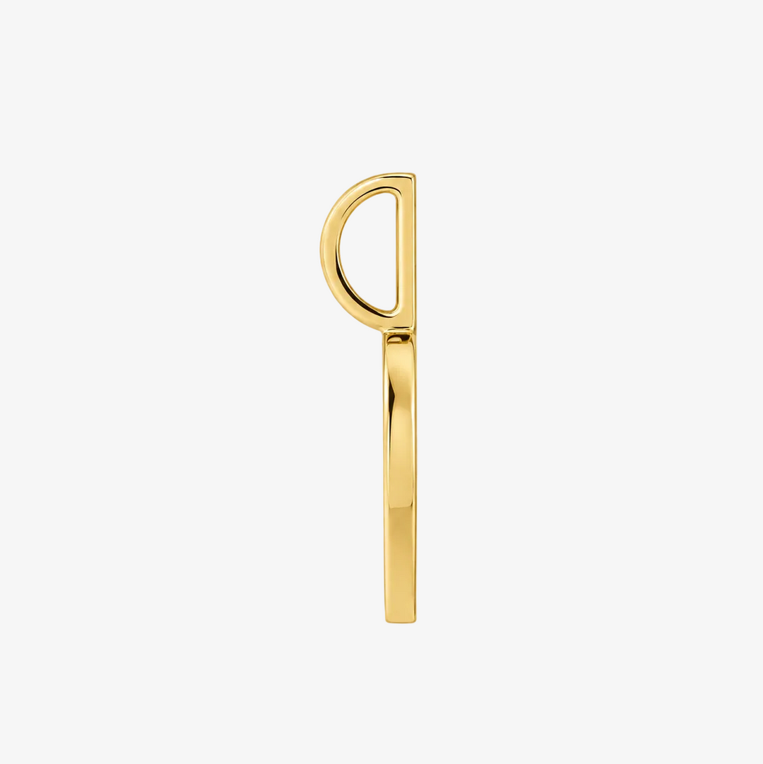 14K Yellow Gold Diamond Dog Paw Charm