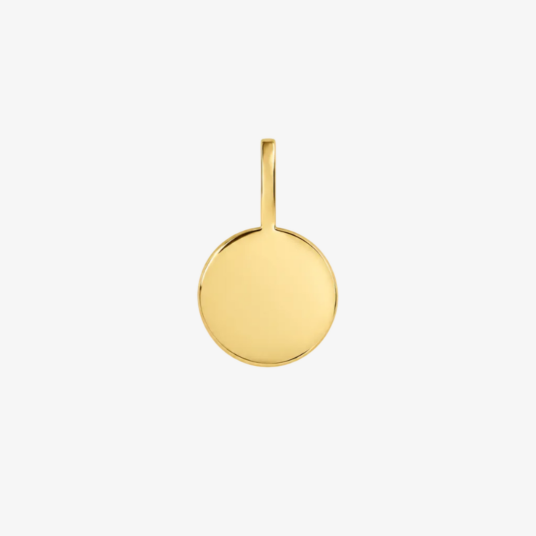 14K Yellow Gold Diamond Dog Paw Charm