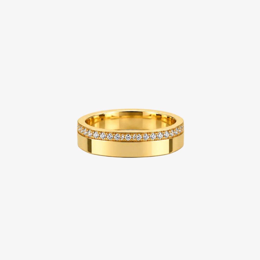 Alianza de boda de oro de 18 quilates - Piedras: - Color: Amarillo - Metal: Oro de 18 quilates