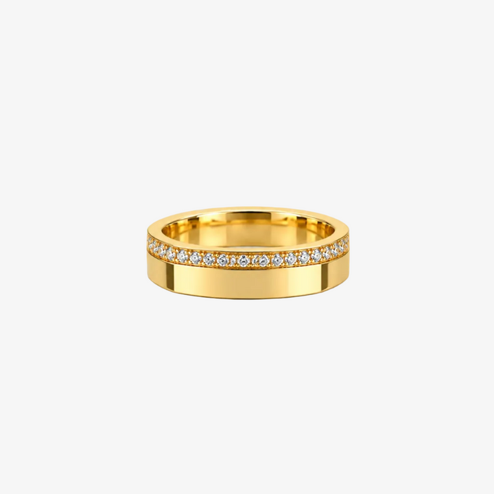 Alianza de boda de oro de 18 quilates - Piedras: - Color: Amarillo - Metal: Oro de 18 quilates