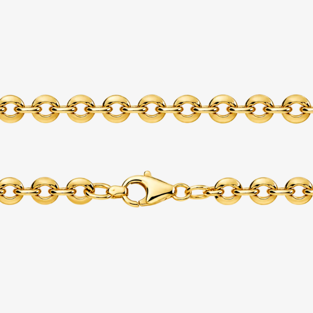 18K Yellow Gold Chain - 23.5inch