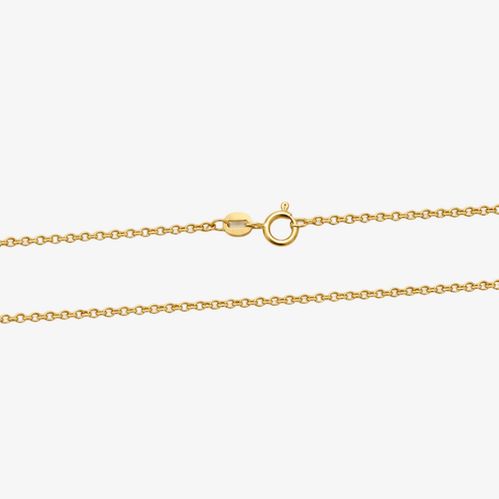 Collar Punto de Luz en Oro 18k - Tamaño: 20 Pulgadas - Piedras: 1 Moissanita - Metal: Oro Amarillo 18k