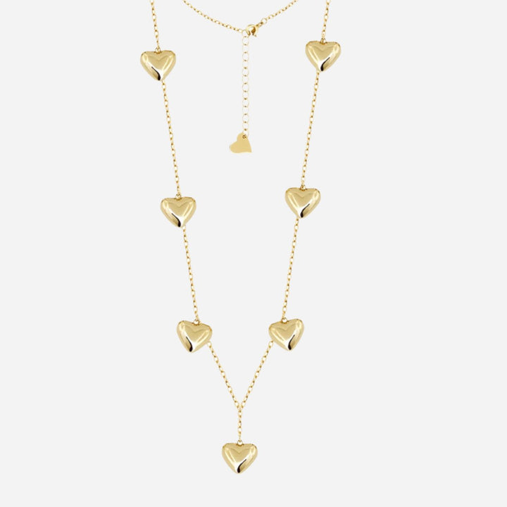 18k Gold Necklace Heart