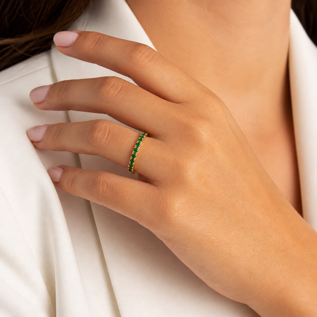 Aura Collection Ring in 18k yellow gold