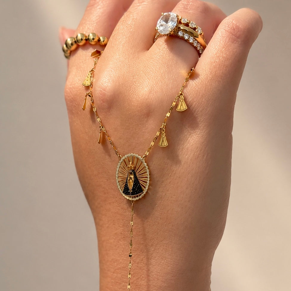 Colar Nossa Senhora em Ouro 18k